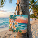 Geantă de plajă artizanală | Vibe tropical