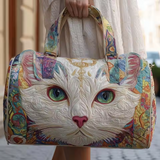 Tatiana | Geantă de călătorie din material textil, confecționată manual