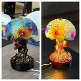Lampă Boho Chic cu Design Floral Champignon