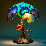 Lampă Boho Chic cu Design Floral Champignon