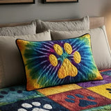 Perna decorativă quilted - Design cu amprente de iubire