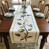 Runner de masă cu quilturi Magnolia în stil rustic
