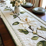 Runner de masă cu quilturi Magnolia în stil rustic