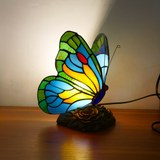 Lampă Sculpturală Fluture Albastru