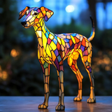 Lampă din Sticlă cu Design Inspirat de Whippet