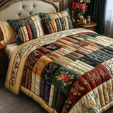 Set de lenjerie de pat cu quilt - 3 piese pentru colțul tău de lectură