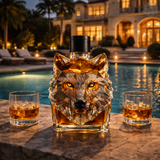 Carafă pentru Whiskey - Lup Edition