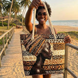 Geantă de Plajă Handmade Regina Melanina